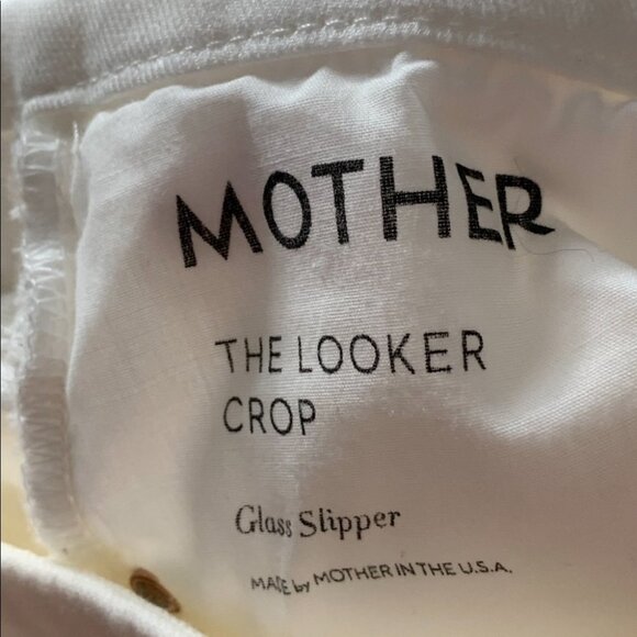 Mother The Looker Crop Glass Slipper Jeans - Picture 7 of 16